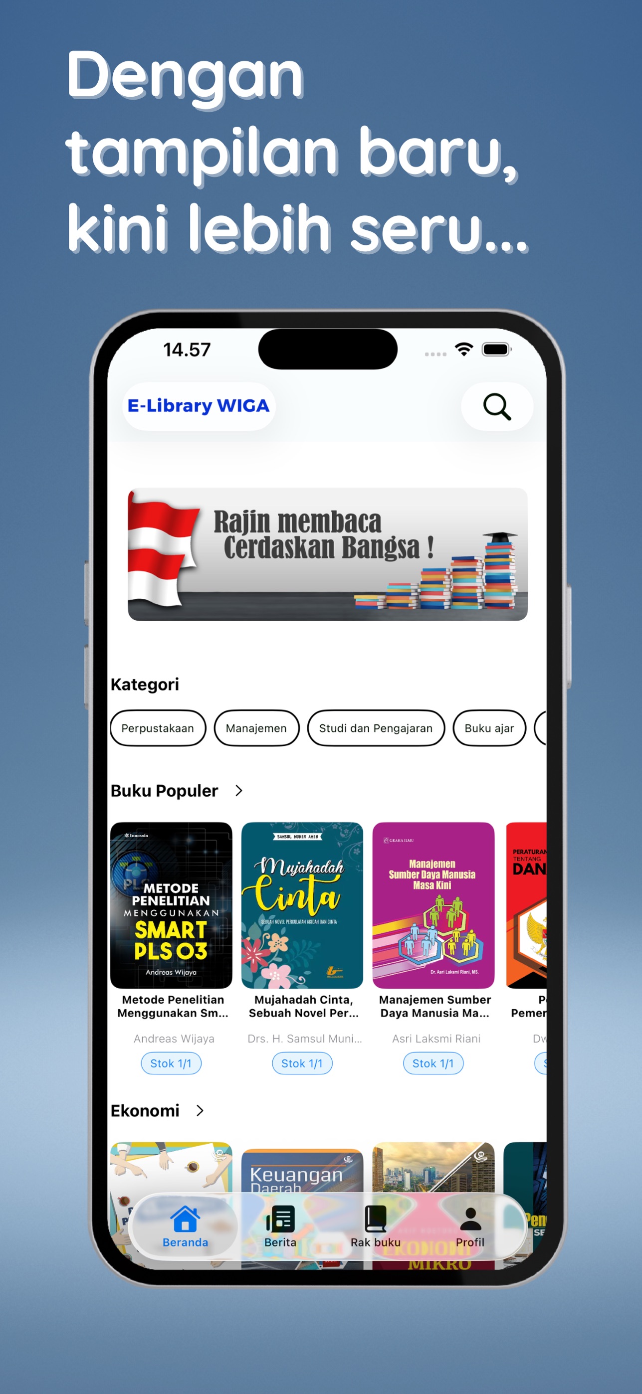 Screenshot 2 of E-Library WIGA