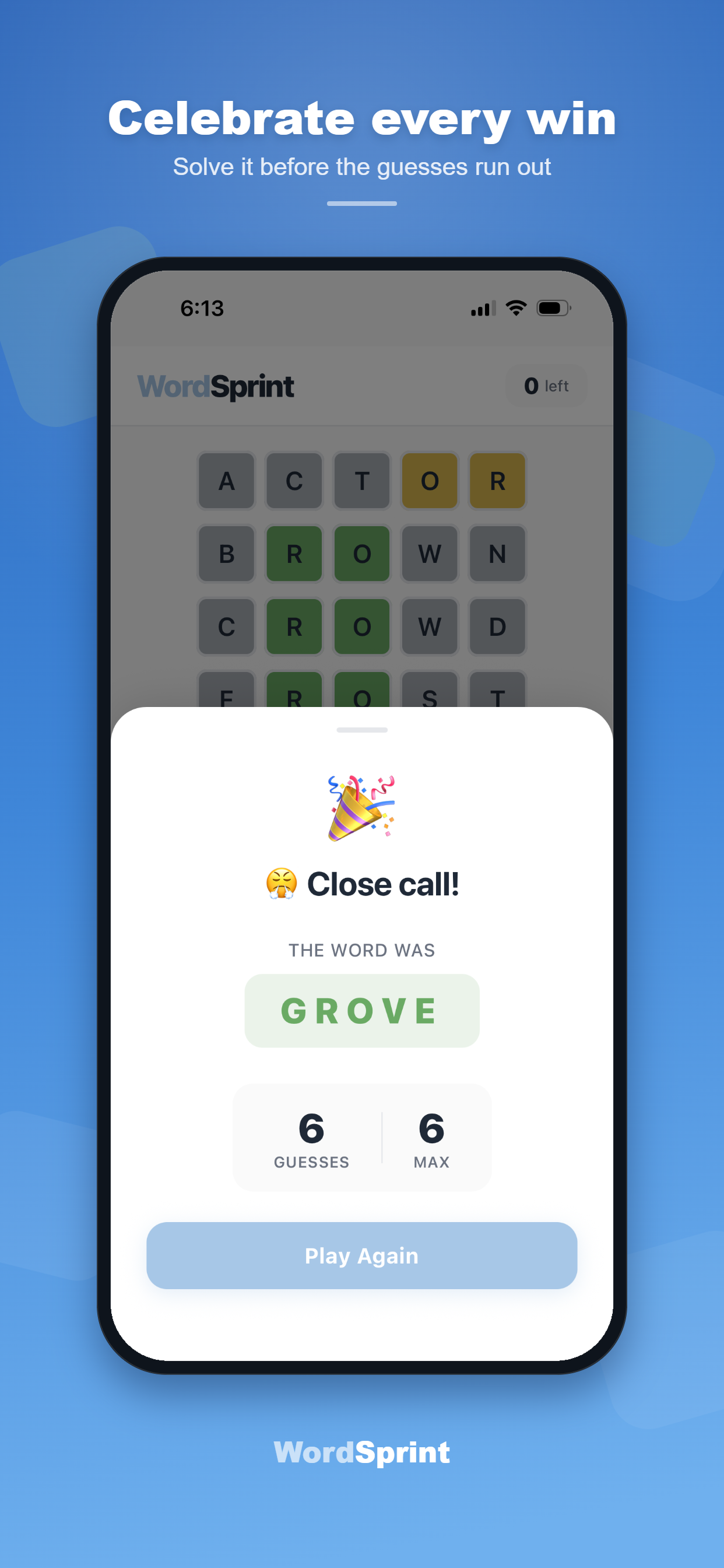 Word Sprint Game screenshot 5
