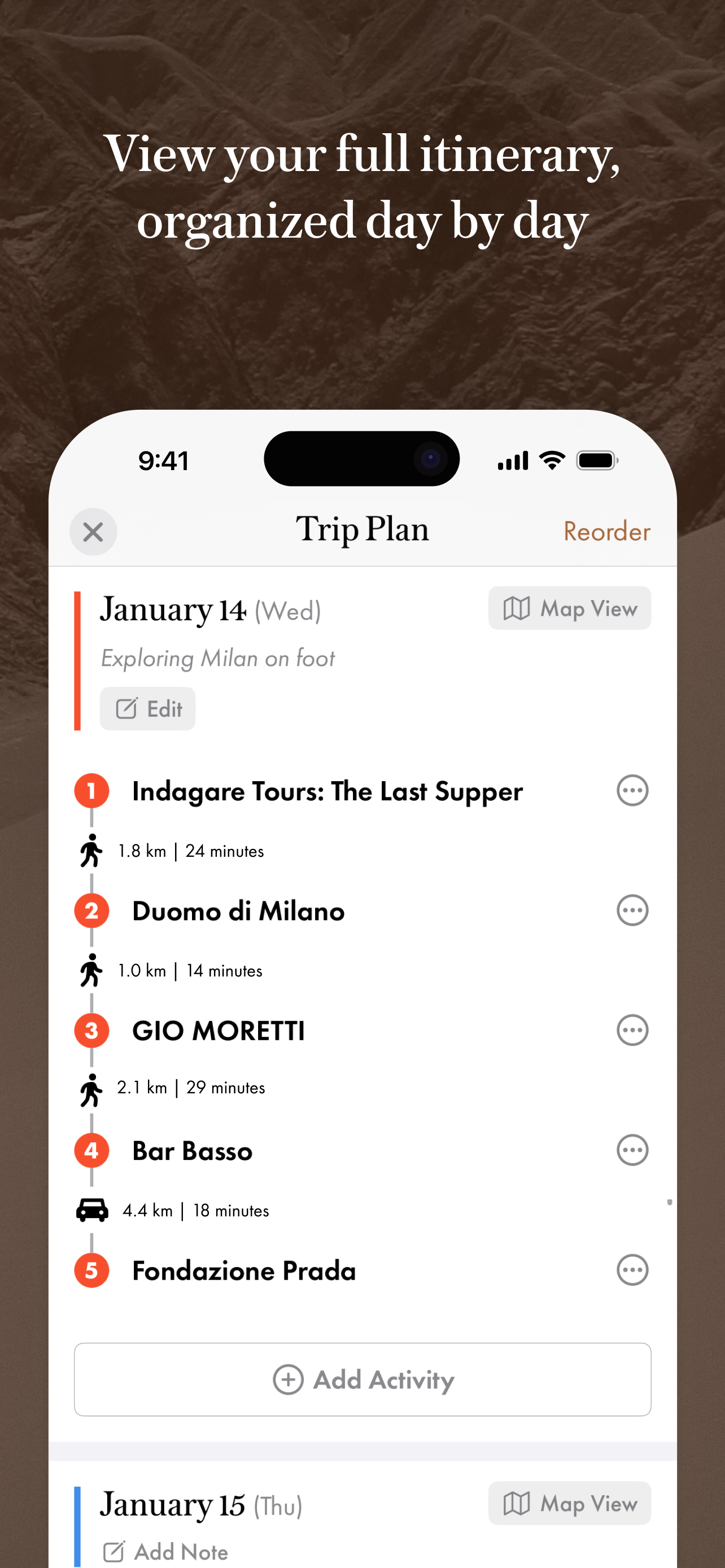 Indagare: Travel Plans screenshot 5