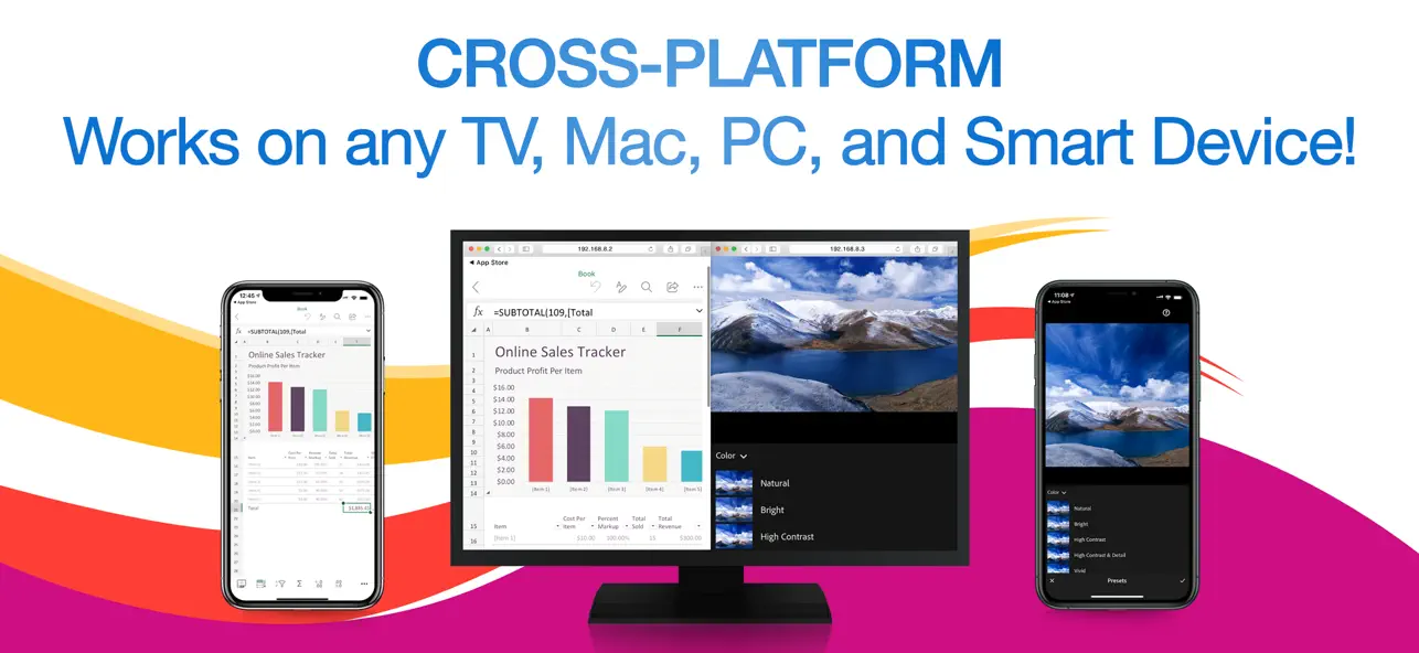 Screenshot #2 pour Miracast + Screen Mirror