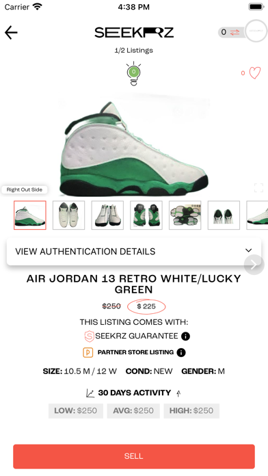Seekrz Stores Screenshot