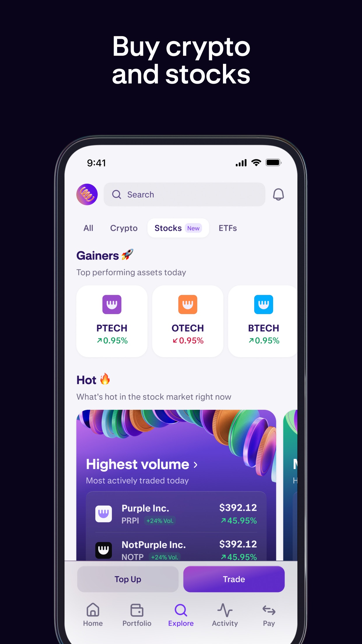 Kraken: Buy Stocks & Crypto screenshot 4