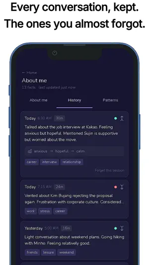 4mi — the voice that knows you screenshot 4