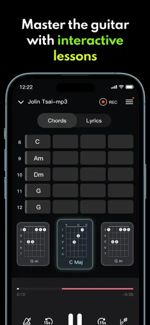iTuner - Guitar Tuner & Tabs iPhone screenshot 3