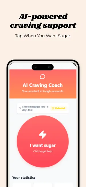 SugarOff: Quit Sugar with AI screenshot 3