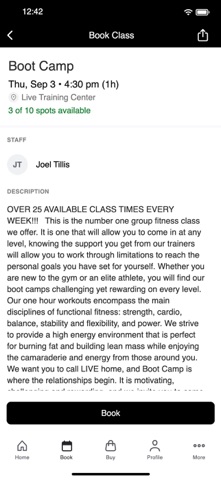 LIVE Training Center app screenshot 3