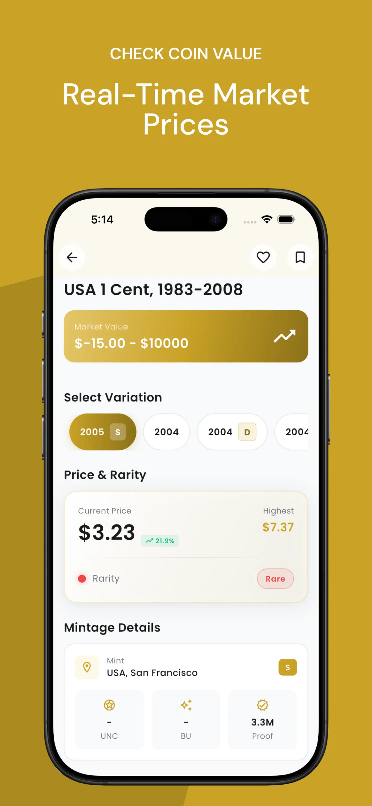 #3. Coin Identifier: Value Scan (iOS) Podle: Niral Kabariya