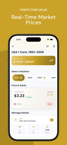 Coin Identifier: Value Scan screenshot