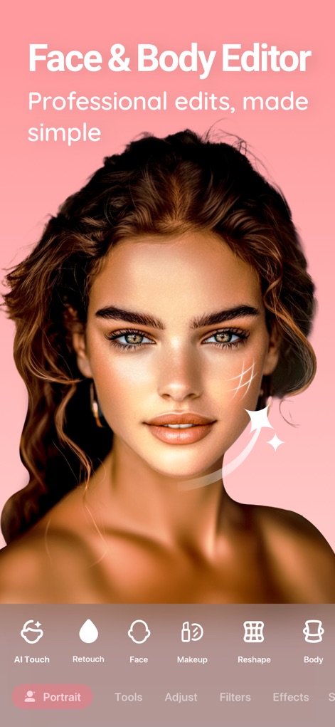 Peachy - AI Face & Body Editor - Effortless Beauty Edits