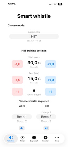 Smart Trainer app screenshot