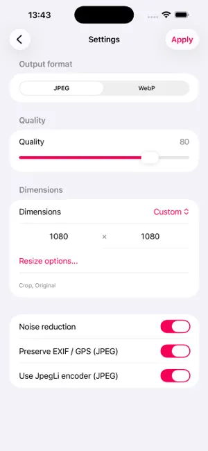 JPG Optimizer PRO screenshot 2