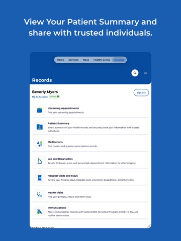 YourHealthNS iPad screenshot 8