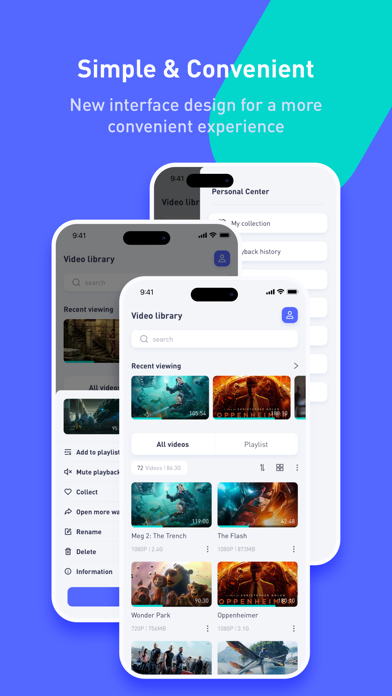 X Player - Watch TV and Movies Screenshot