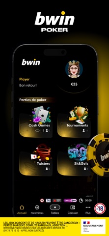bwin Poker - Jouez en ligne screenshot 1