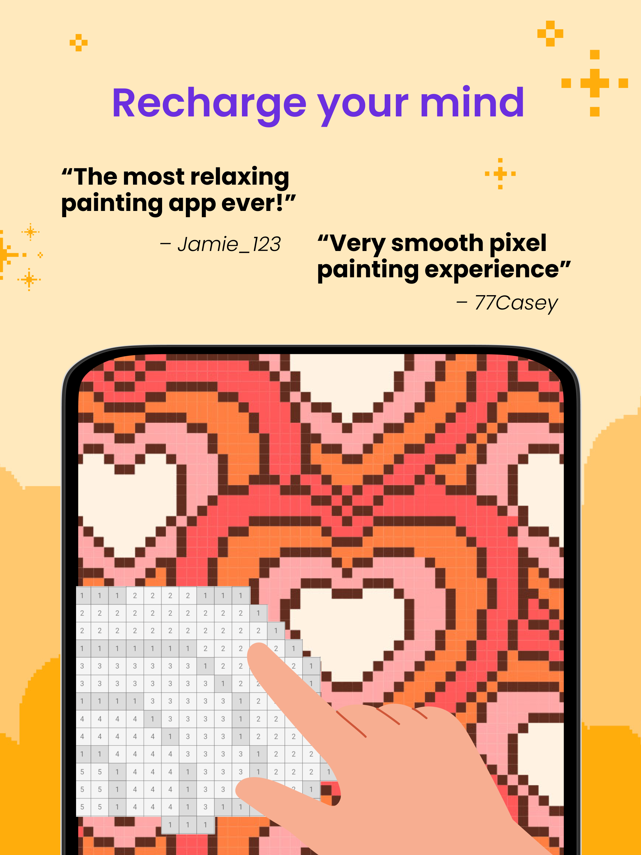 Pixel Buddy: Coloring Book