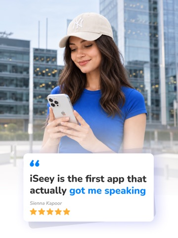iSeey: Speak & Learn English iPad screenshot