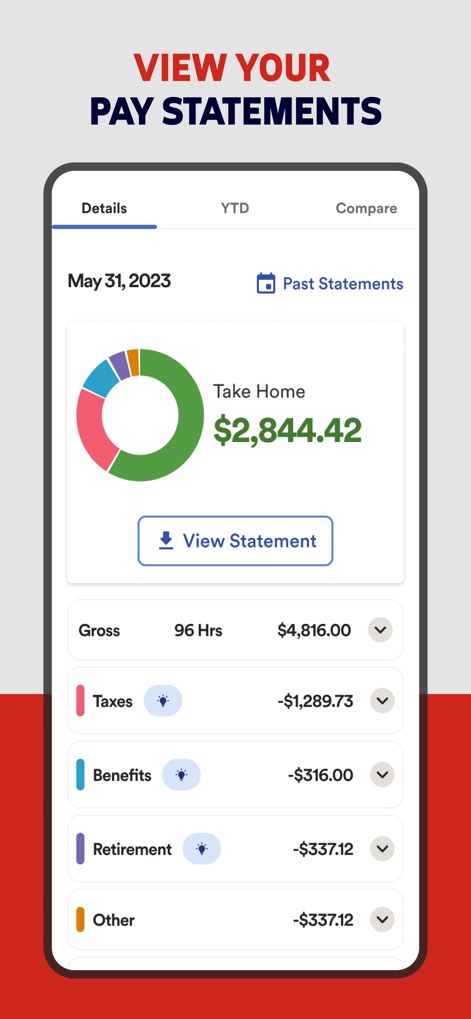 ADP Mobile Solutions - Detailed Pay Insight
