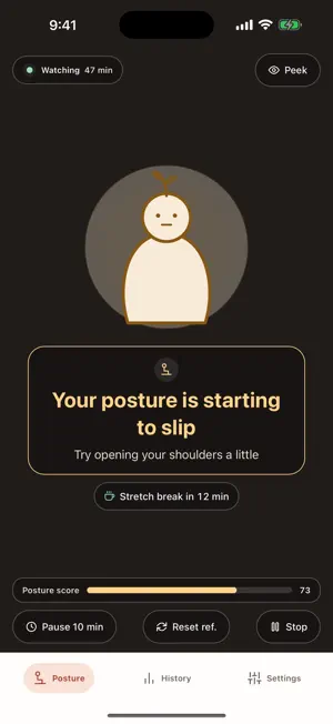 Posture Reminder: Back & Neck screenshot 1