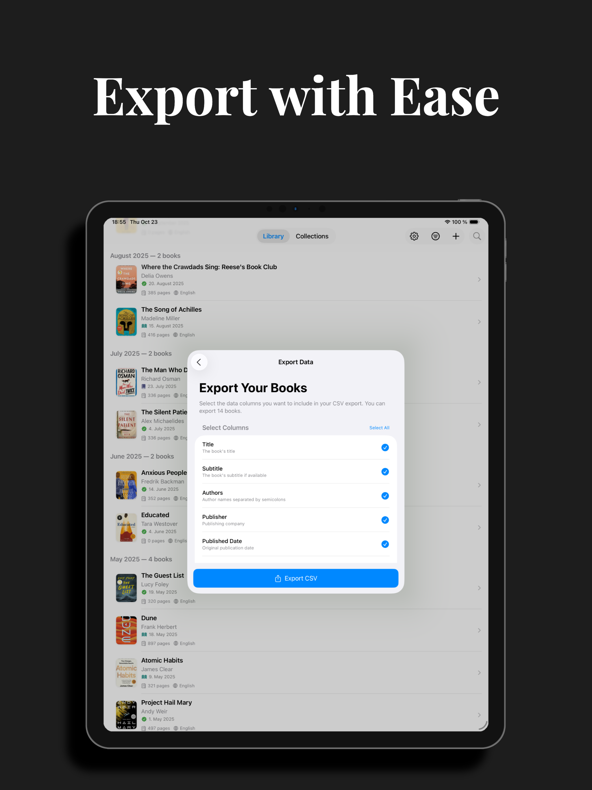 MiniLib: Book Tracker