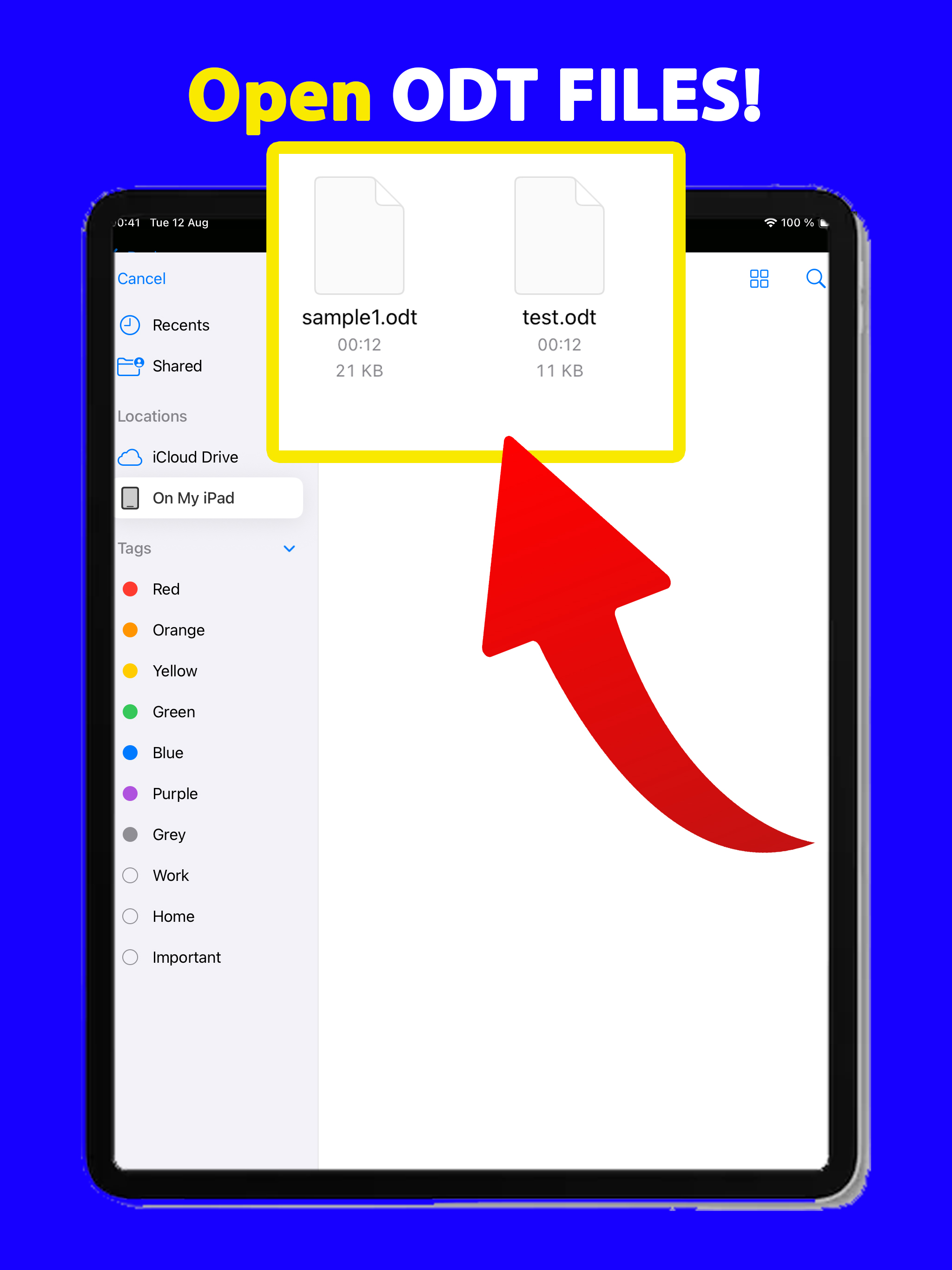ODT Converter Reader PDF DOCX