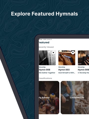 Seventh Day Adventist Hymnal iPad screenshot