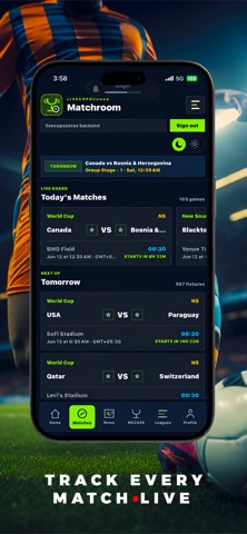 LiveCup Scores Screenshot 2 of 4