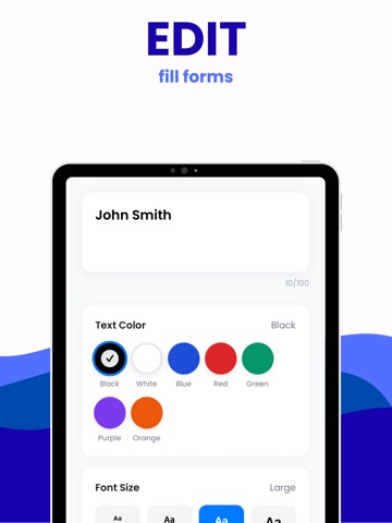 Document Signer - Sign Now PDF iPad screenshot