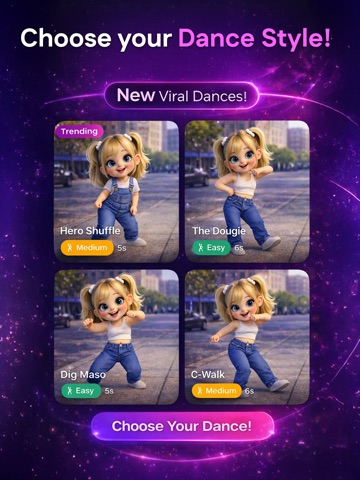 ViralDance AI - Dance Videos iPad screenshot