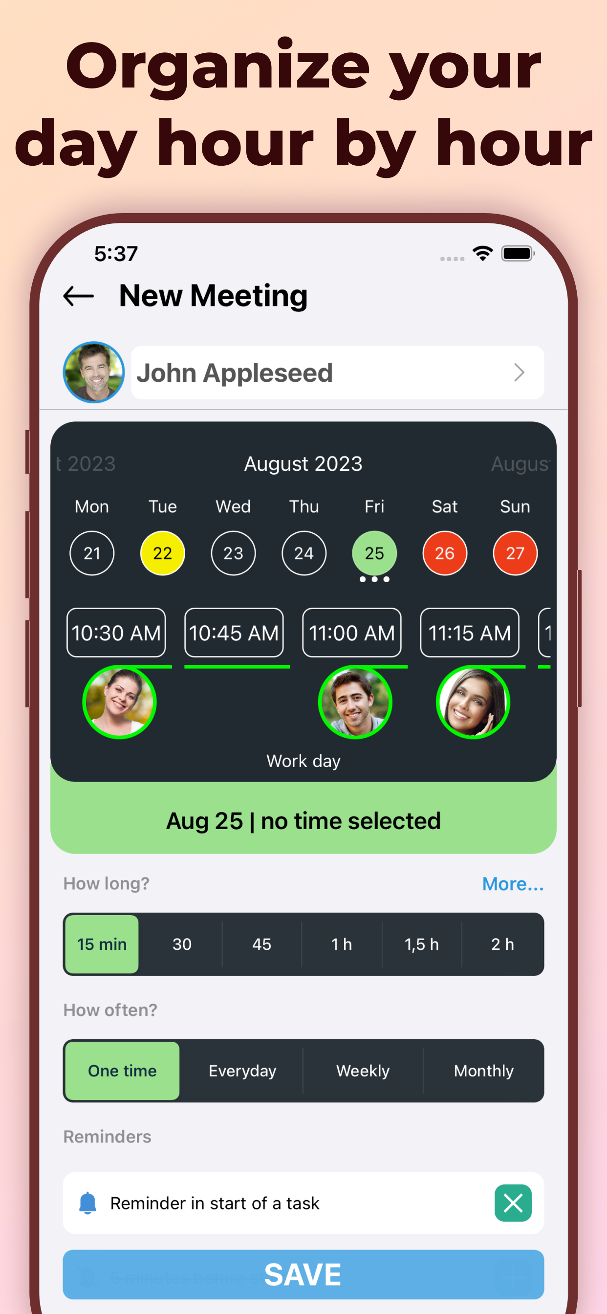 Daily Planner – Schedule