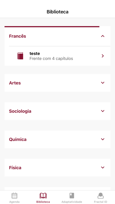 Seriös Acadêmico Screenshot