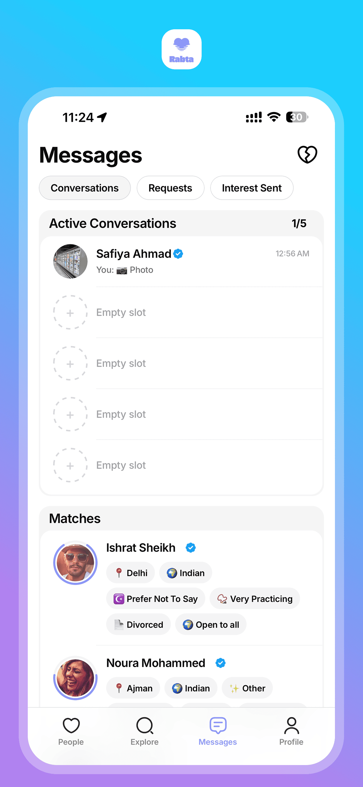 Rabta: Muslim Marriage App