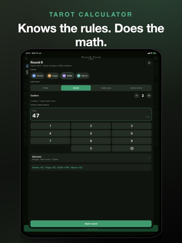 Puntia: Card Score Keeper iPad screenshot