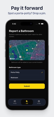 RunRelief screenshot