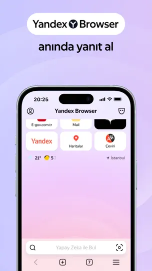 Yandex Browser: Hizli Tarayici iPhone Ekran Görüntüsü 1