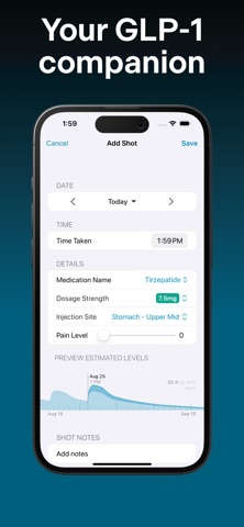 GLP-1 Tracker - Shotsy iPhone screenshot 7
