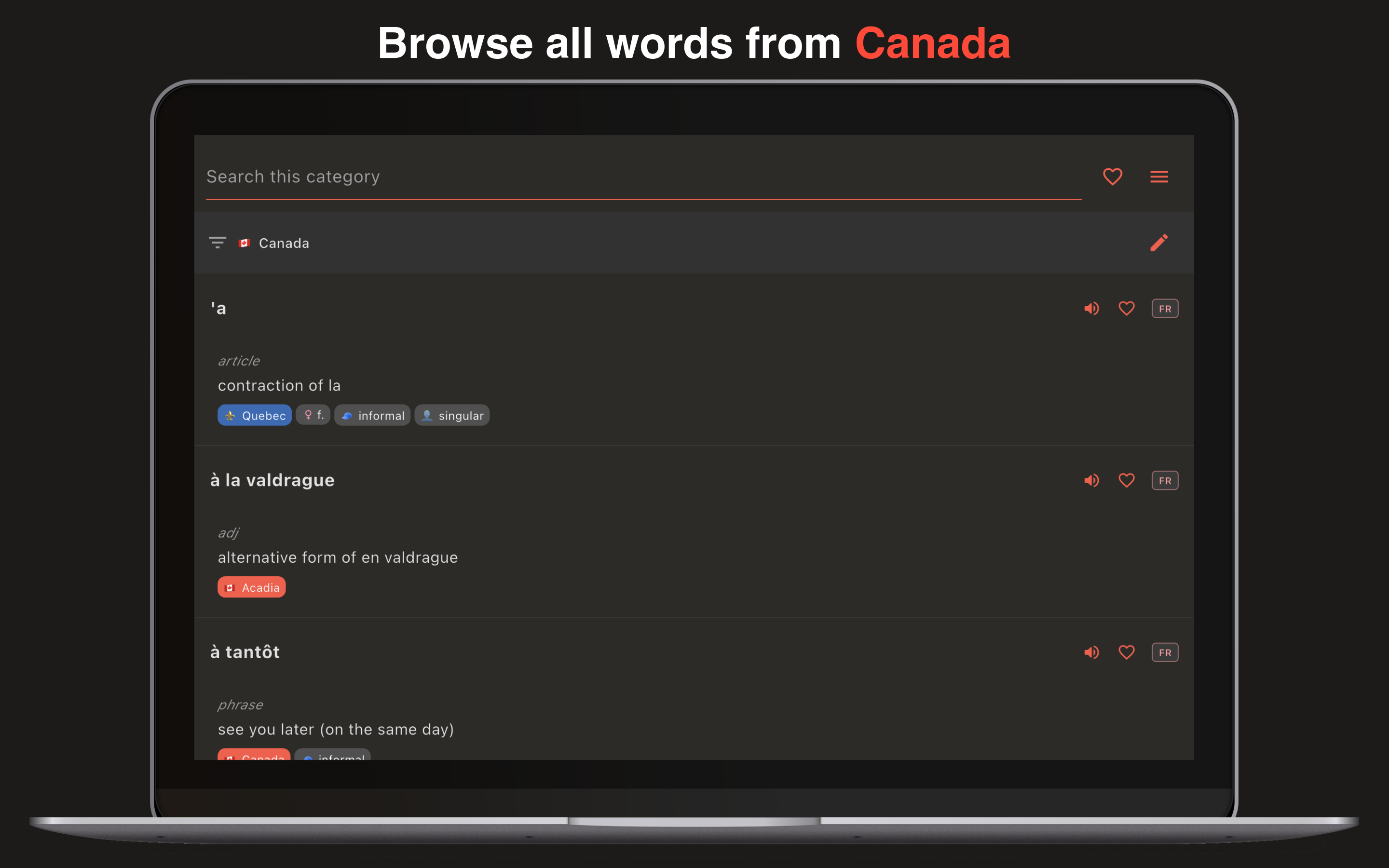 Tabarnak: Quebec Dictionary screenshot 13
