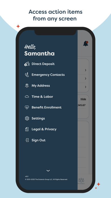 Screenshot 1 of ExtensisHR HRCloud App