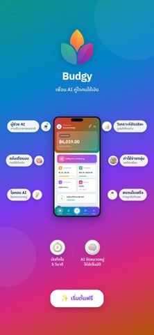 Budgy: แอปจดรายจ่าย screenshot