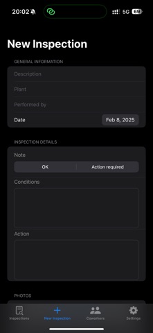 Workplace Inspections screenshot