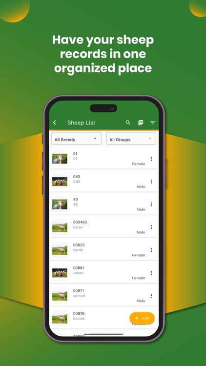 My Sheep Manager - Farming app