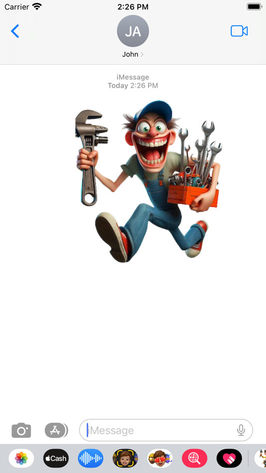 #4. Manic Mechanic Stickers (iOS) Podle: Paul Scott