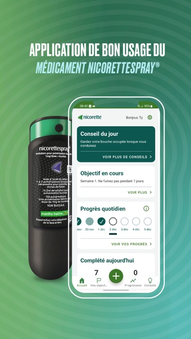 Screenshot #1 pour NicoretteSpray ® Connect