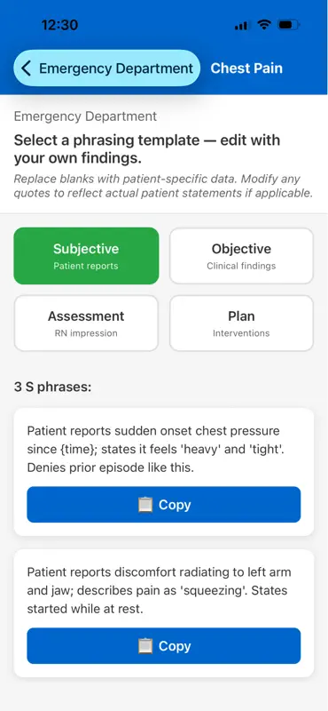 RN Smart Chart screenshot 3 of 4