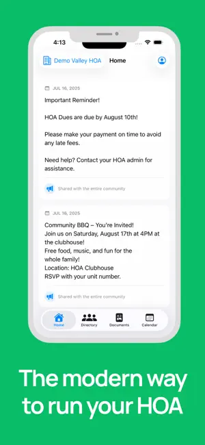 RunHOA screenshot 2