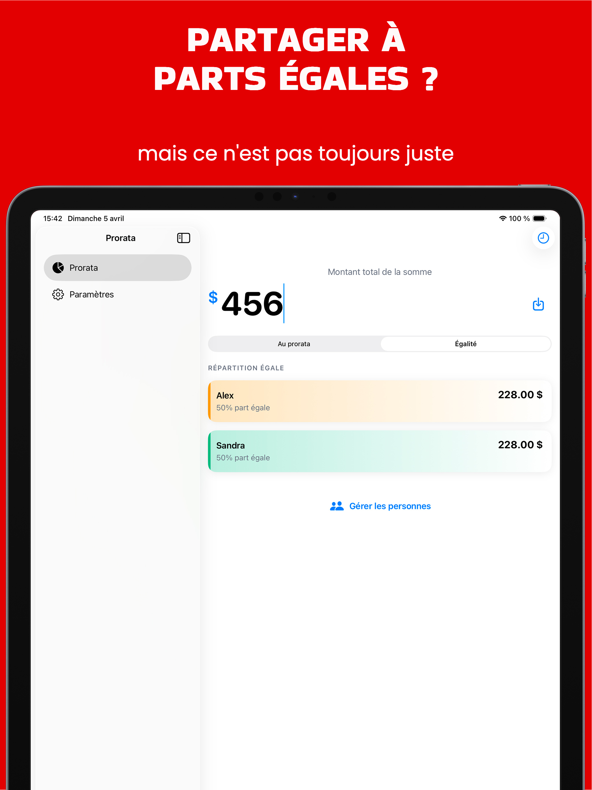 Prorata App