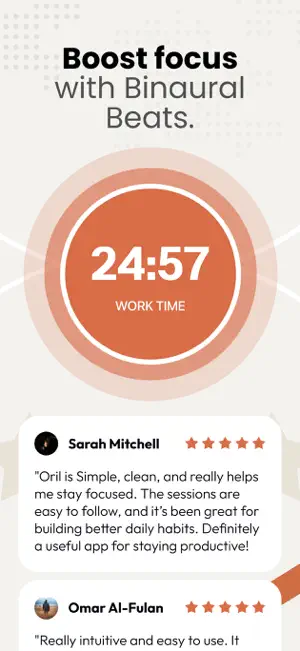 Orli — Pomodoro Timer · Focus screenshot 4