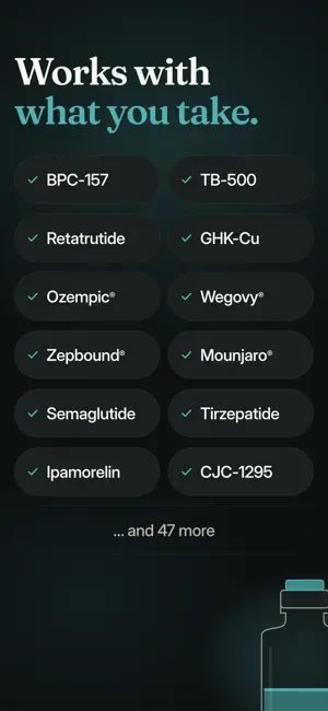 Peptide Tracker - Claritide screenshot 2