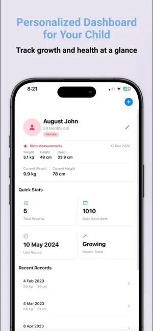 Little Steps Tracker screenshot 1