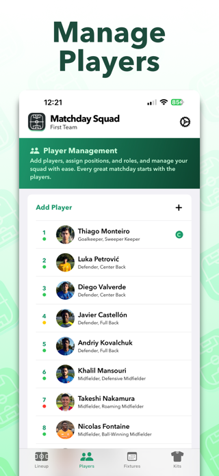 Matchday Squad Screenshot 4 of 8