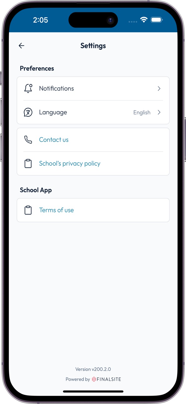 iPhone screenshot